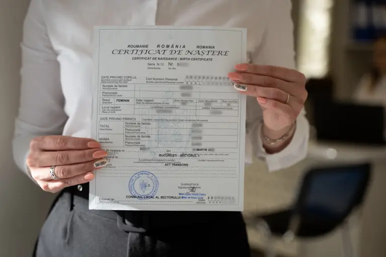 Cum să obțineți certificatul de naștere românesc? - Documente.md